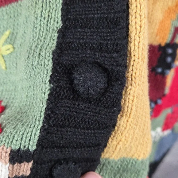 Blair Fall Rooster Knitted Vest Size Medium - Picture 9 of 10